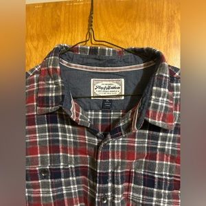 Flag and Anthem cotton flannel button down